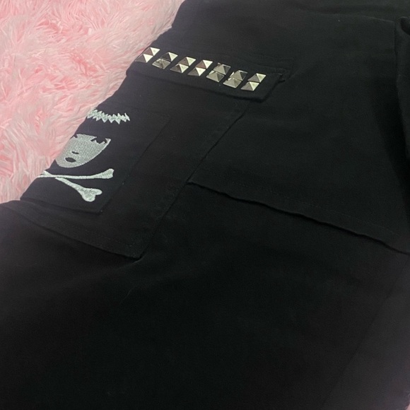 Dolls Kill x Emily The Strange | Stay Distant Cargo Pants - Picture 2 of 4